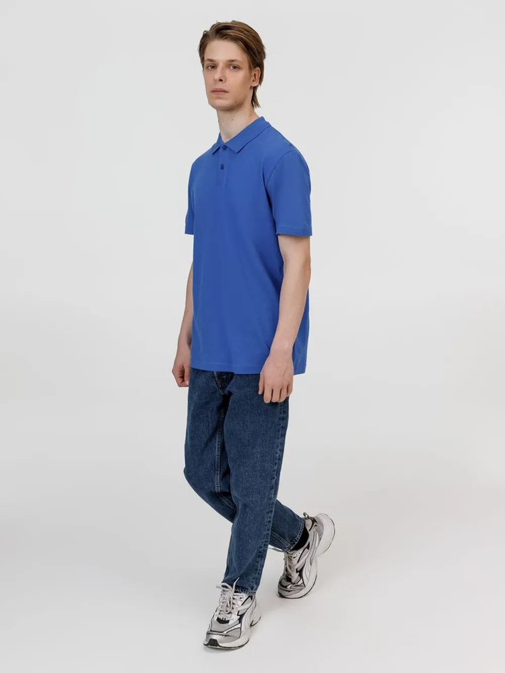 Рубашка поло унисекс Pulse, ярко-синяя (royal), размер M заказать онлайн с вашим дизайном на заказ в Москве и области