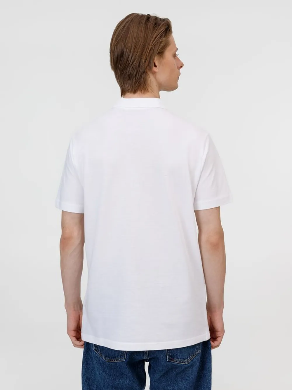 Рубашка поло унисекс Pulse, белая, размер L заказать онлайн с вашим дизайном на заказ в Москве и области