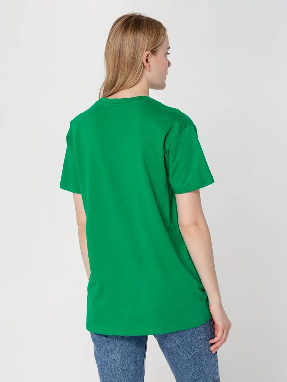 Футболка унисекс Regent 150, темно-зеленая заказать онлайн с вашим дизайном на заказ в Москве и области