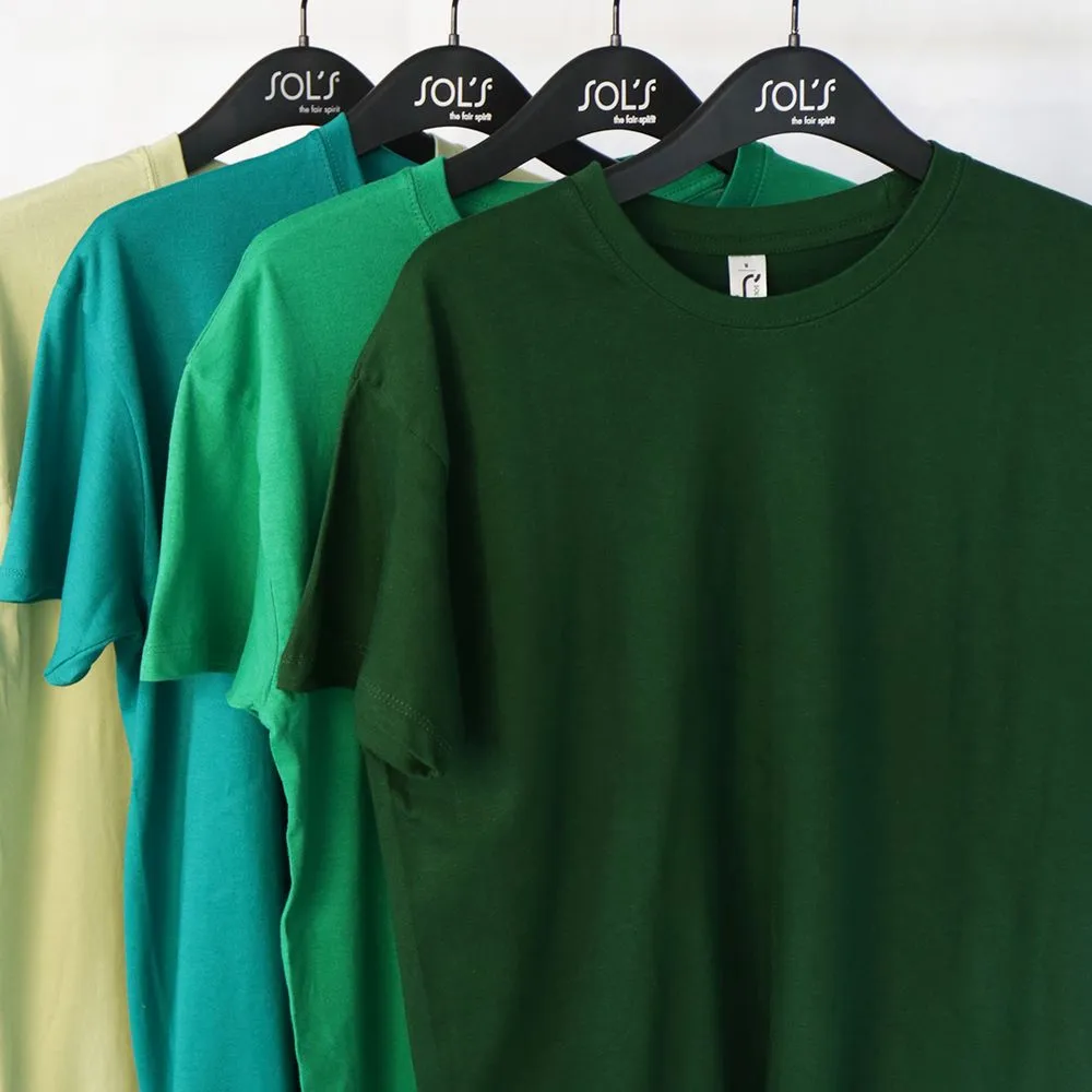 Футболка унисекс Regent 150, темно-зеленая заказать онлайн с вашим дизайном на заказ в Москве и области