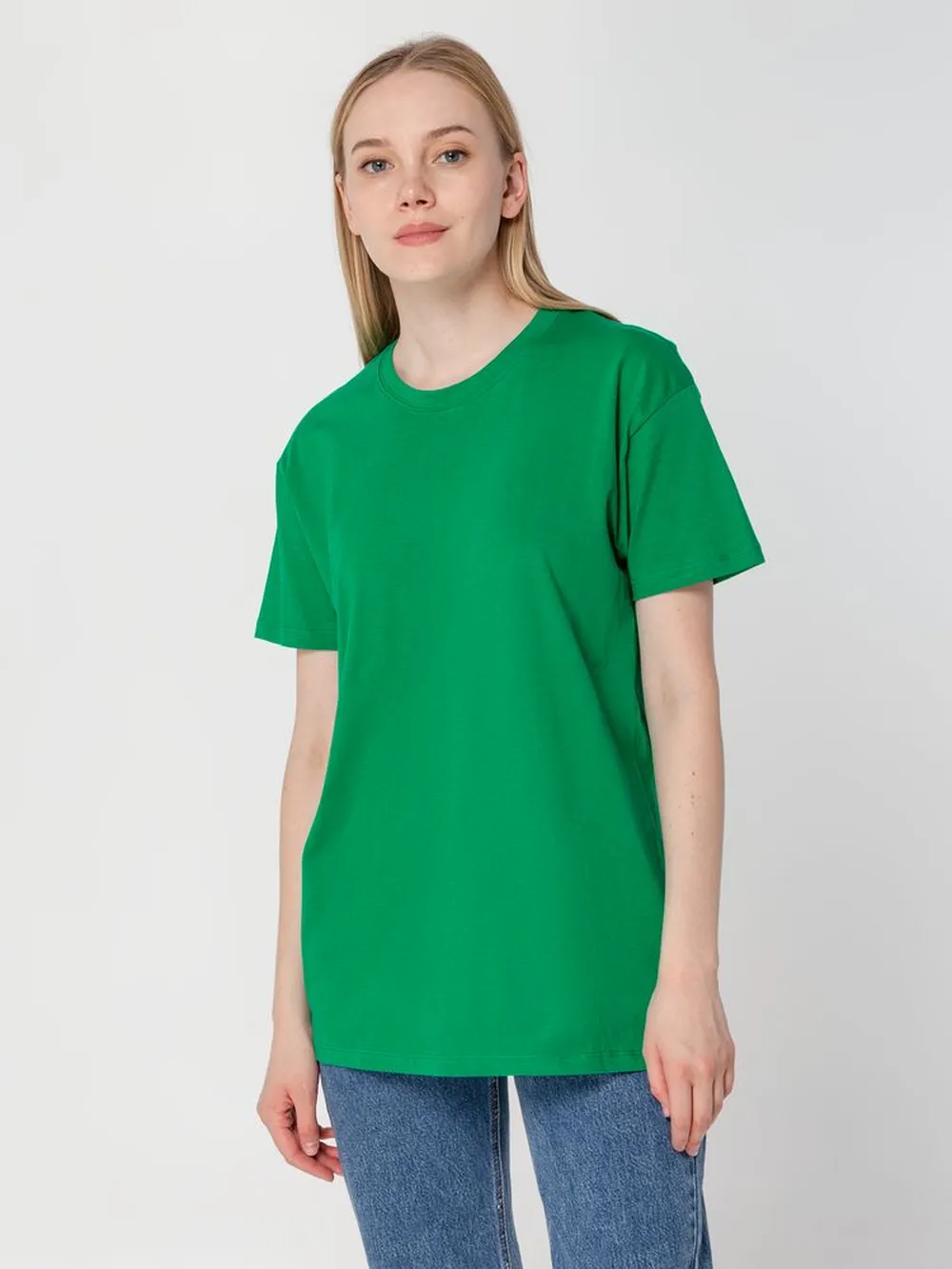 Футболка унисекс Regent 150, темно-зеленая заказать онлайн с вашим дизайном на заказ в Москве и области