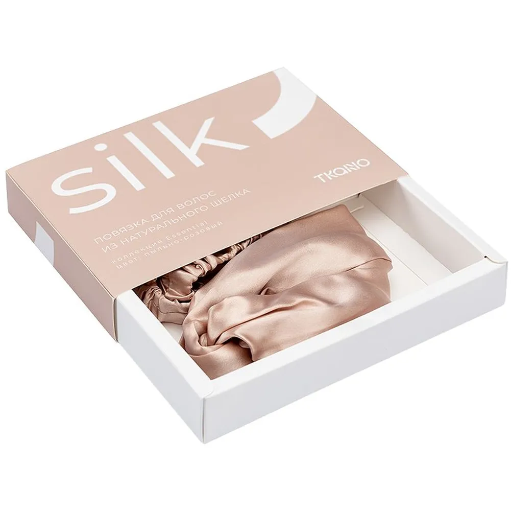 Повязка для волос Essential, розовая (пыльная роза) заказать онлайн с вашим дизайном на заказ в Москве и области