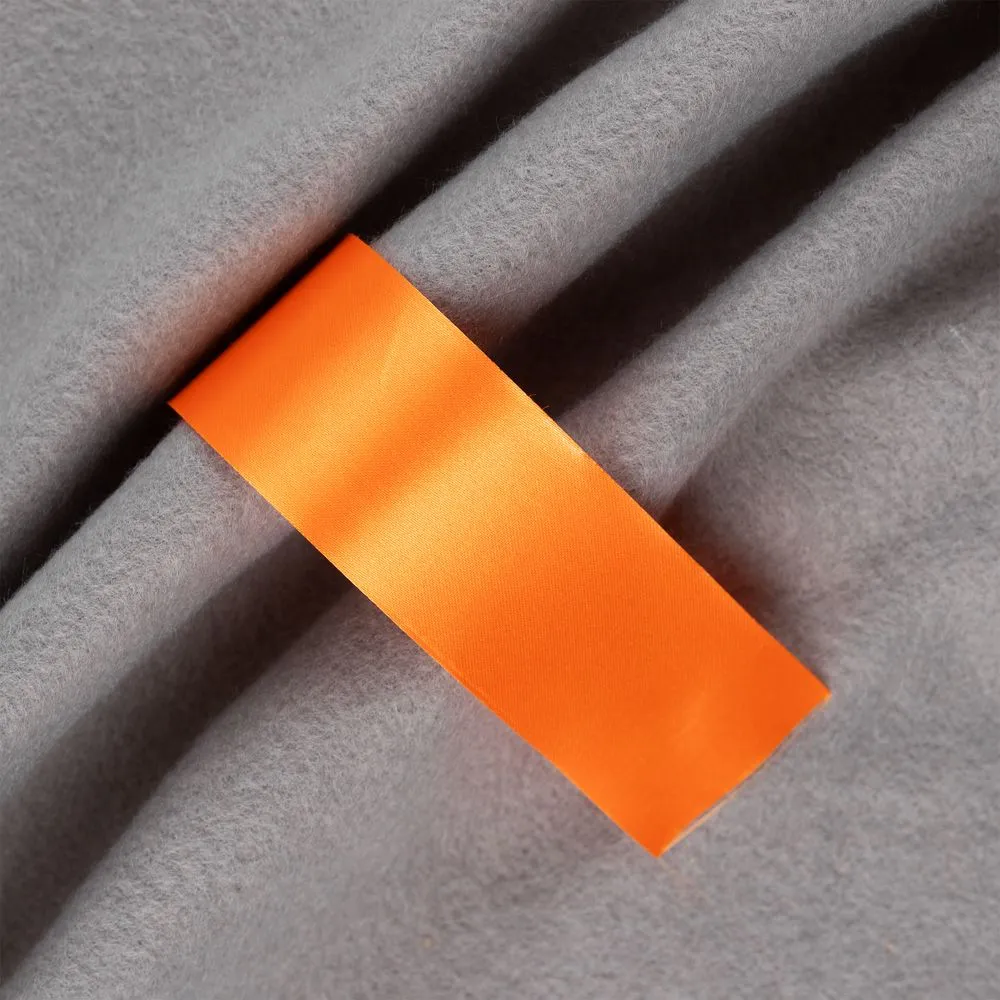 Лента сатиновая Satin 35 XXL, оранжевая, 220 см заказать онлайн с вашим дизайном на заказ в Москве и области