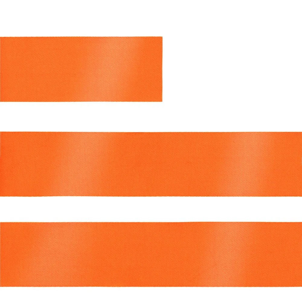 Лента сатиновая Satin 20 XXL, оранжевая, 210 см заказать онлайн с вашим дизайном на заказ в Москве и области