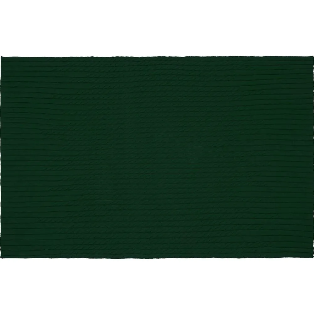 Плед Tressa, темно-зеленый заказать онлайн с вашим дизайном на заказ в Москве и области