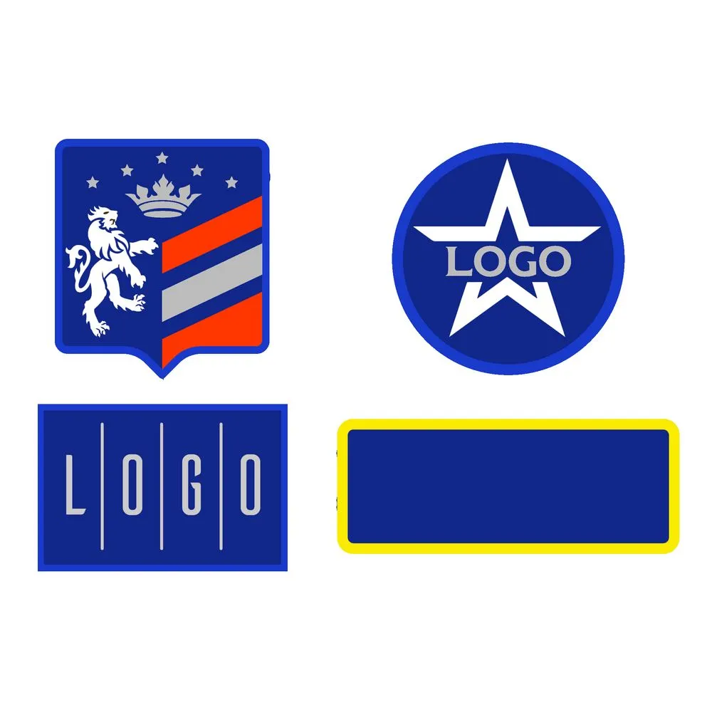 Шеврон из габардина Gabo M, синий заказать онлайн с вашим дизайном на заказ в Москве и области