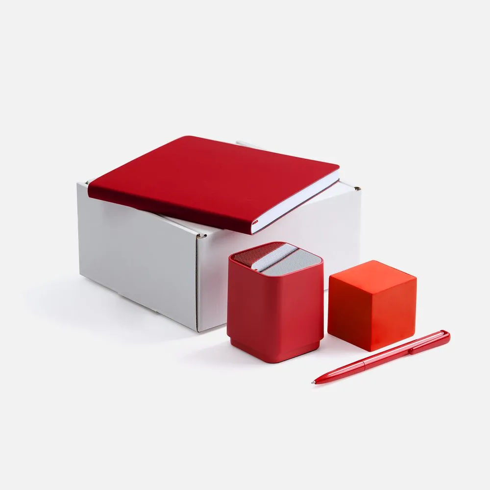 Набор Square, красный заказать онлайн с вашим дизайном на заказ в Москве и области
