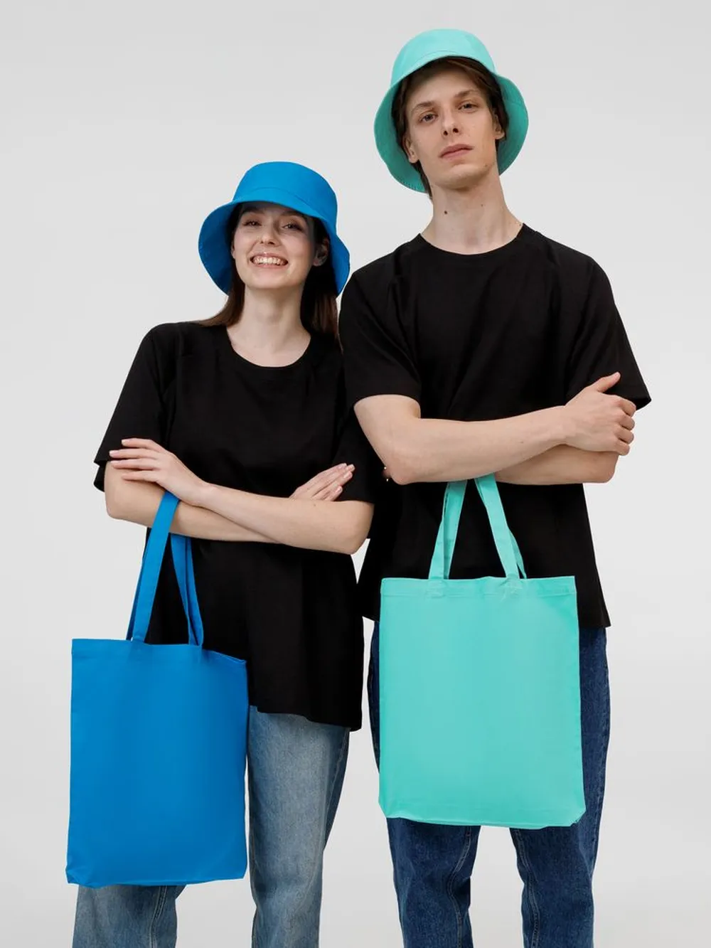 Холщовая сумка Avoska, бирюзовая заказать онлайн с вашим дизайном на заказ в Москве и области