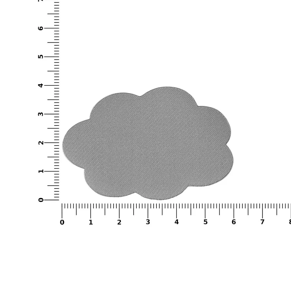 Наклейка тканевая Lunga Calum, L, серая заказать онлайн с вашим дизайном на заказ в Москве и области
