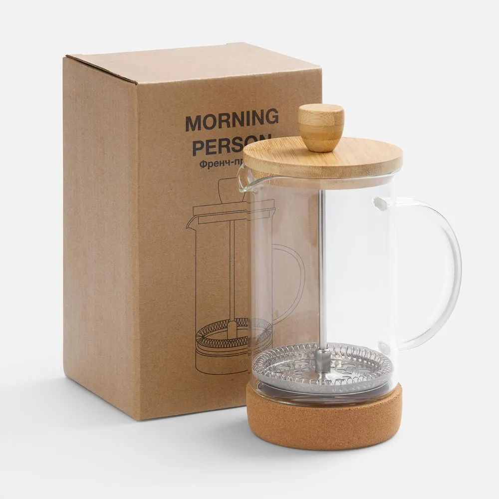 Френч-пресс Morning Person заказать онлайн с вашим дизайном на заказ в Москве и области