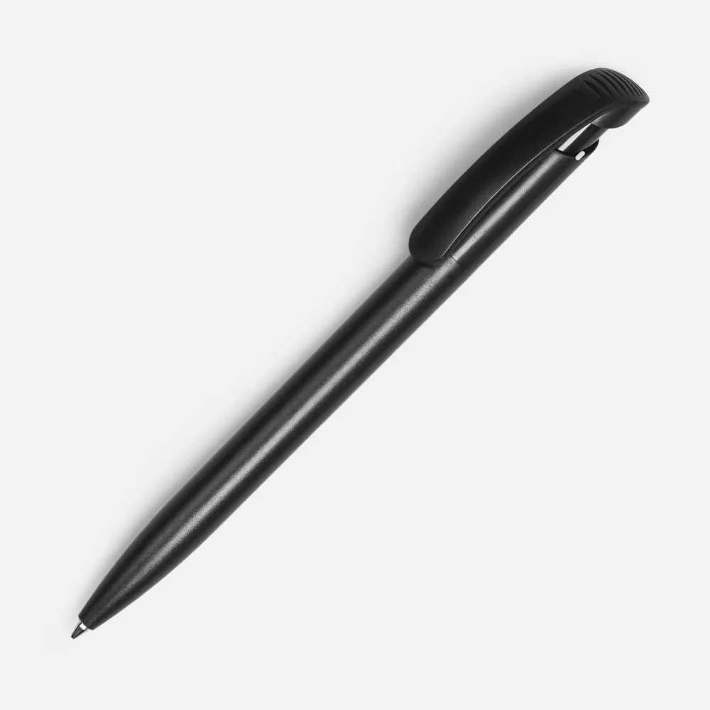 Ручка шариковая Clear Solid, черная заказать онлайн с вашим дизайном на заказ в Москве и области