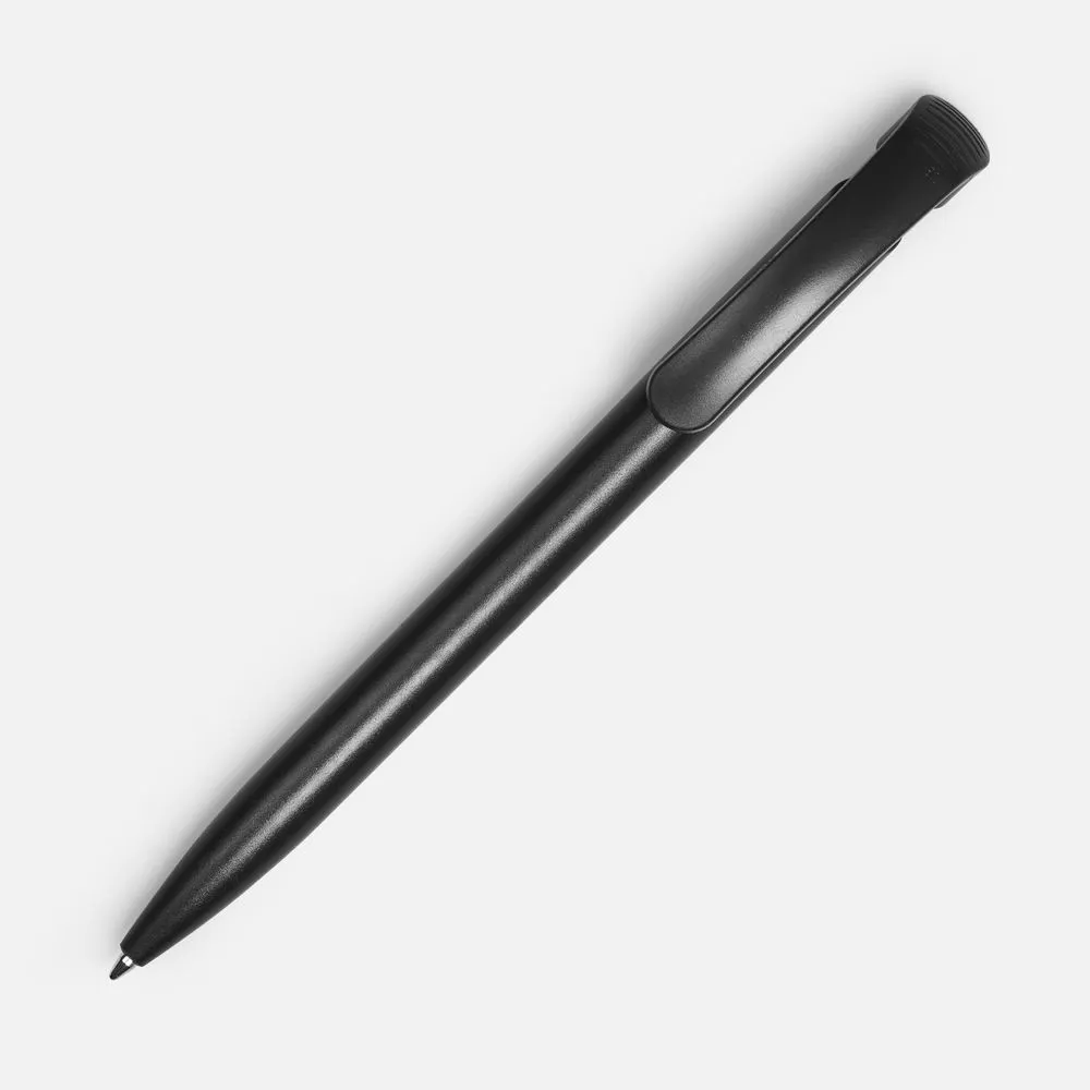 Ручка шариковая Clear Solid, черная заказать онлайн с вашим дизайном на заказ в Москве и области