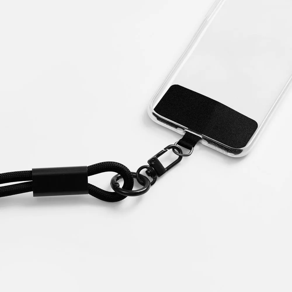 Кабель-ланьярд energyFlex Power Delivery 60 Вт, черный заказать онлайн с вашим дизайном на заказ в Москве и области