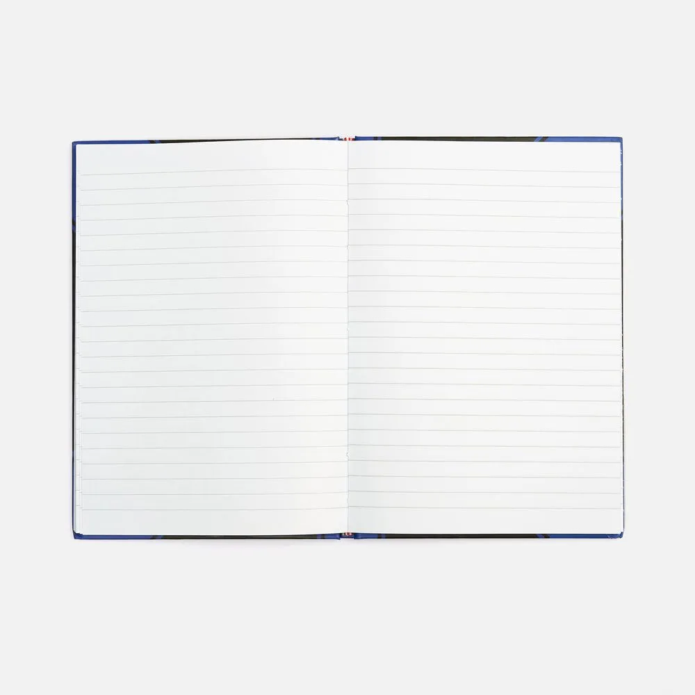 Блокнот Accenti, черный с синим заказать онлайн с вашим дизайном на заказ в Москве и области