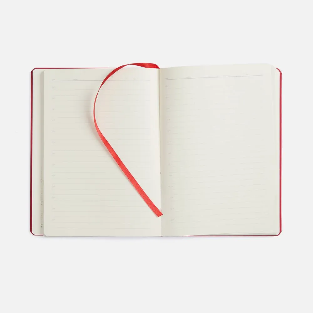 Ежедневник Urban Metal, недатированный, красный заказать онлайн с вашим дизайном на заказ в Москве и области