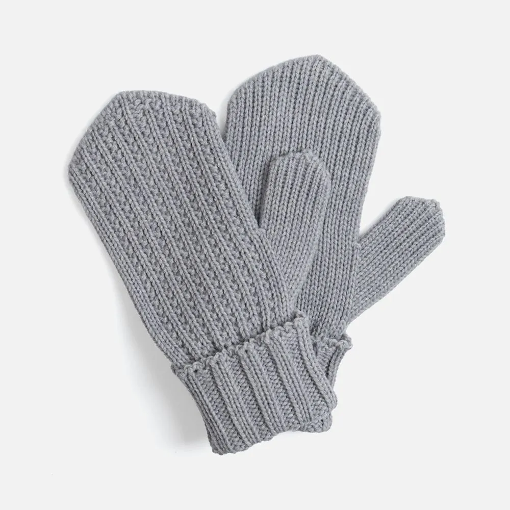 Варежки Nordkyn, светло-серый меланж, размер L/XL заказать онлайн с вашим дизайном на заказ в Москве и области