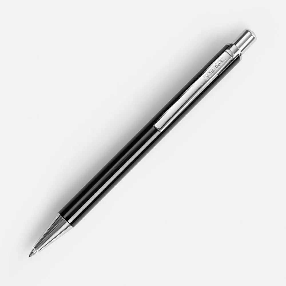 Ручка шариковая Arvent Glossy, черная заказать онлайн с вашим дизайном на заказ в Москве и области
