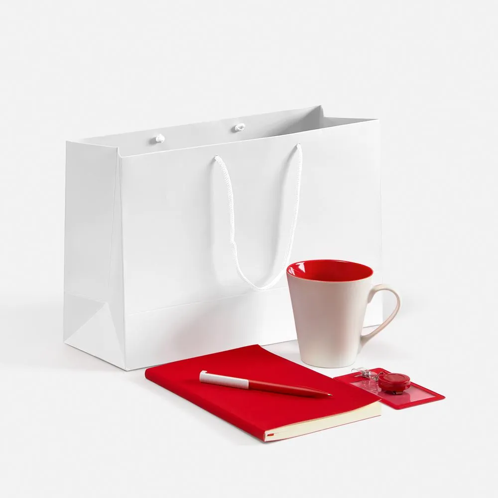 Набор Flat White, красный заказать онлайн с вашим дизайном на заказ в Москве и области