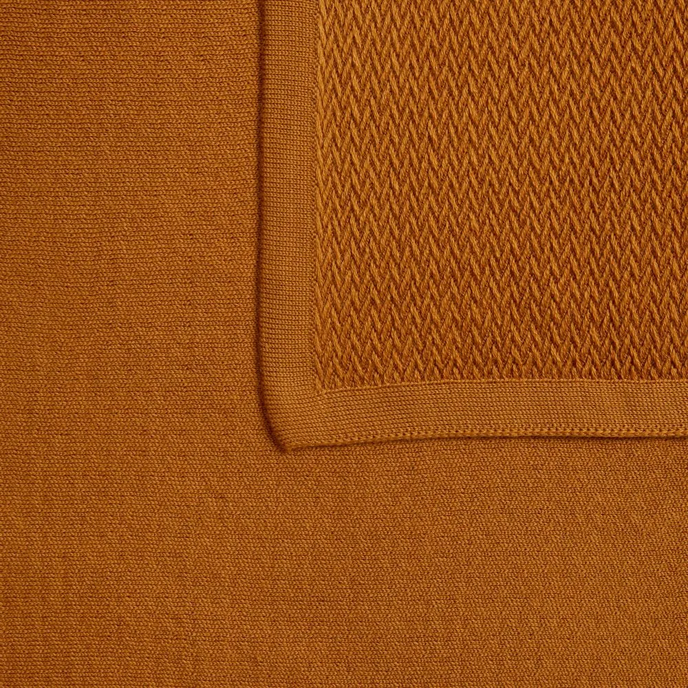 Плед Ornato, оранжевый (светлое золото) заказать онлайн с вашим дизайном на заказ в Москве и области