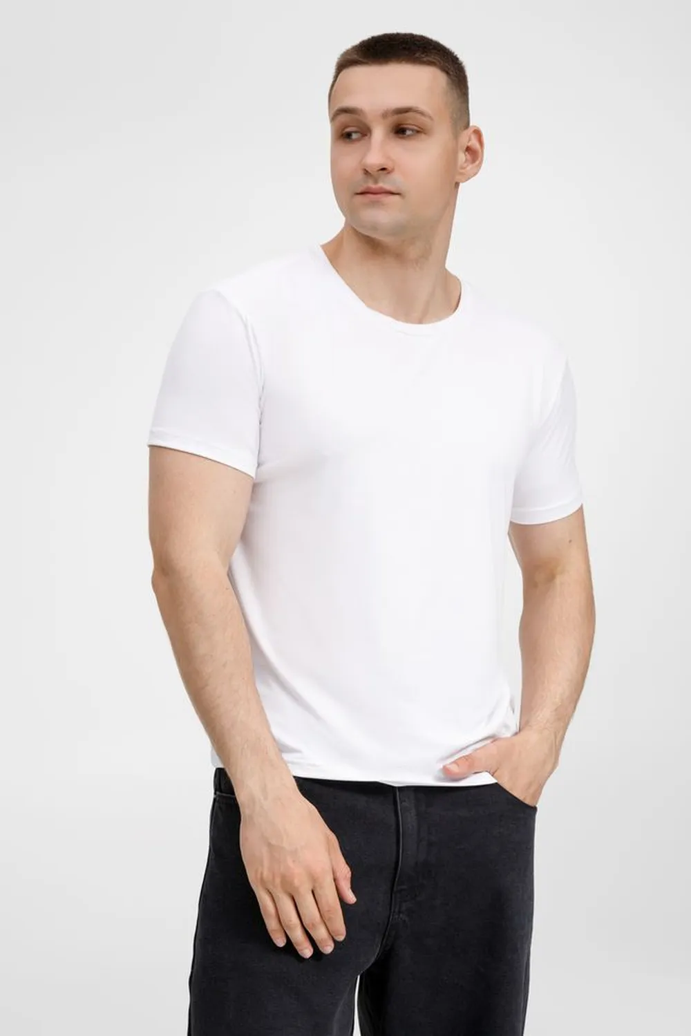 Футболка унисекс Senti, белая, размер 3XL заказать онлайн с вашим дизайном на заказ в Москве и области