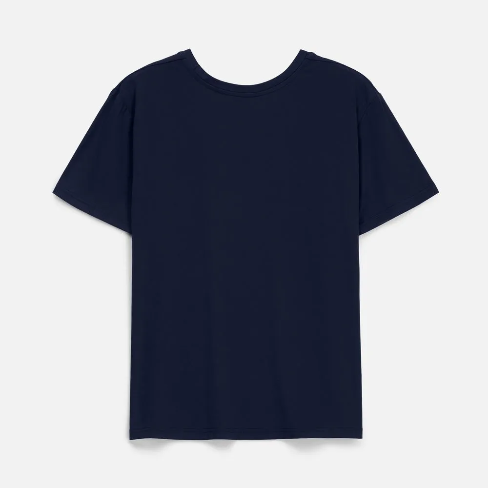 Футболка унисекс Senti, темно-синяя, размер XL заказать онлайн с вашим дизайном на заказ в Москве и области