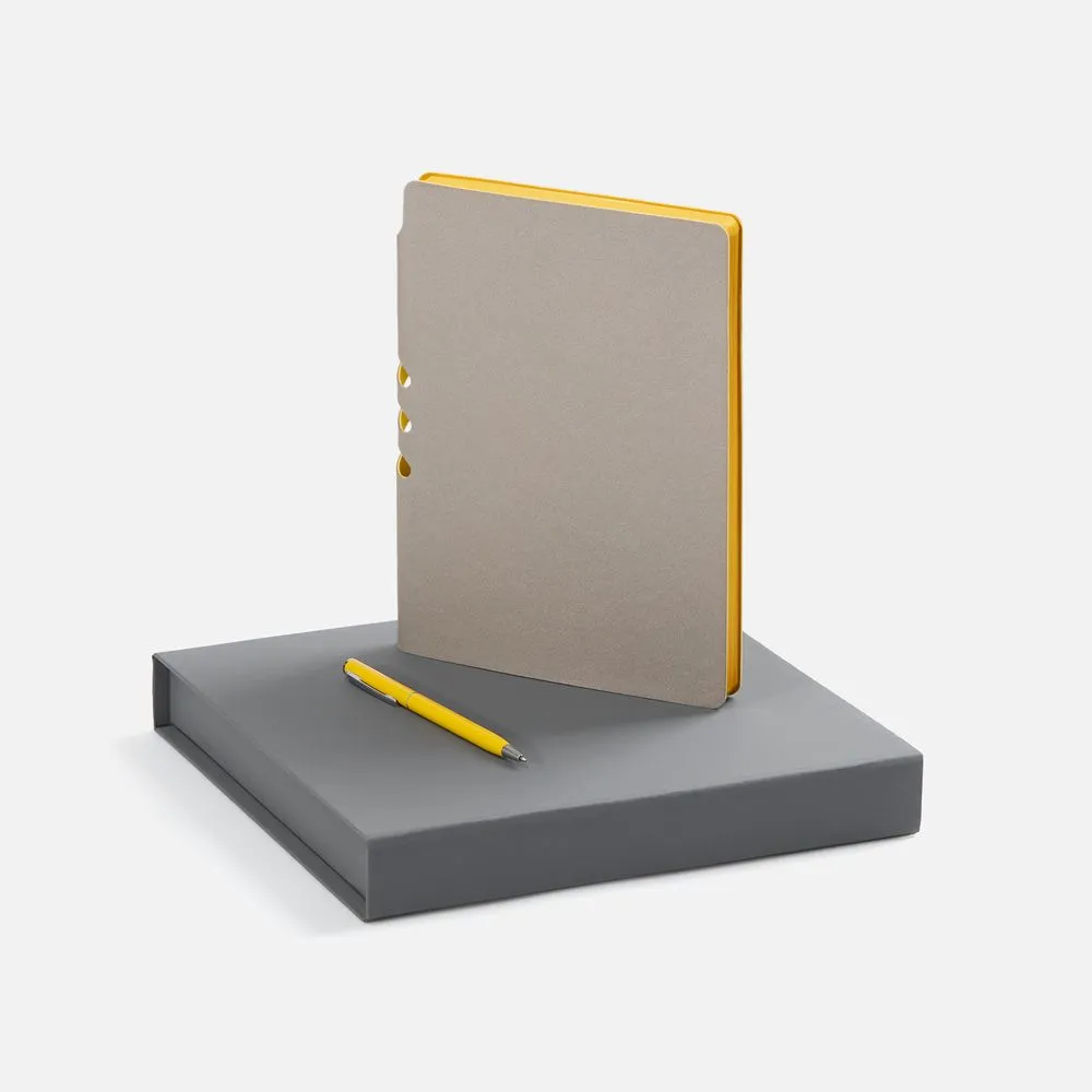 Набор Flexpen Grey, желтый заказать онлайн с вашим дизайном на заказ в Москве и области