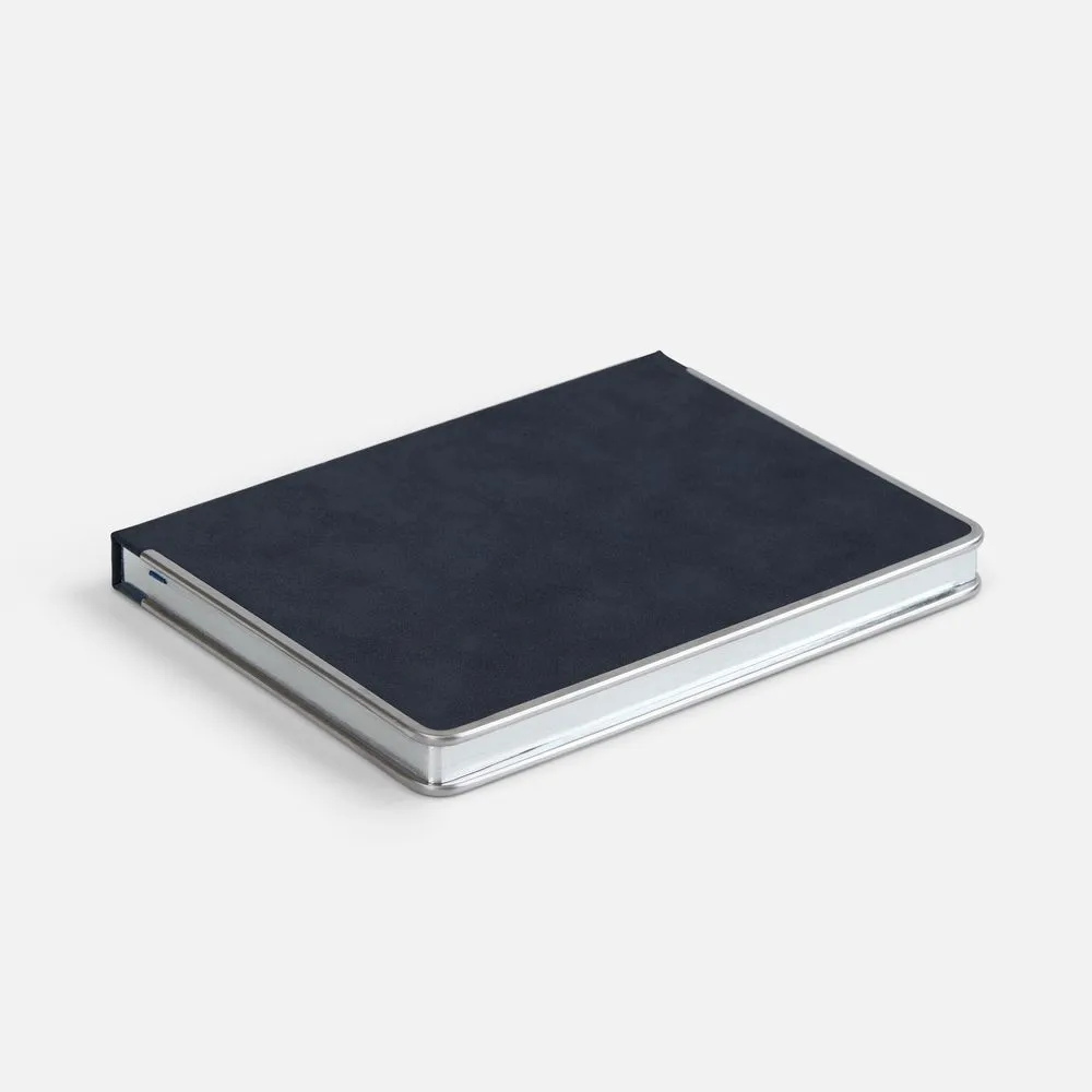 Ежедневник Metal Frame на заказ, датированный, синий заказать онлайн с вашим дизайном на заказ в Москве и области