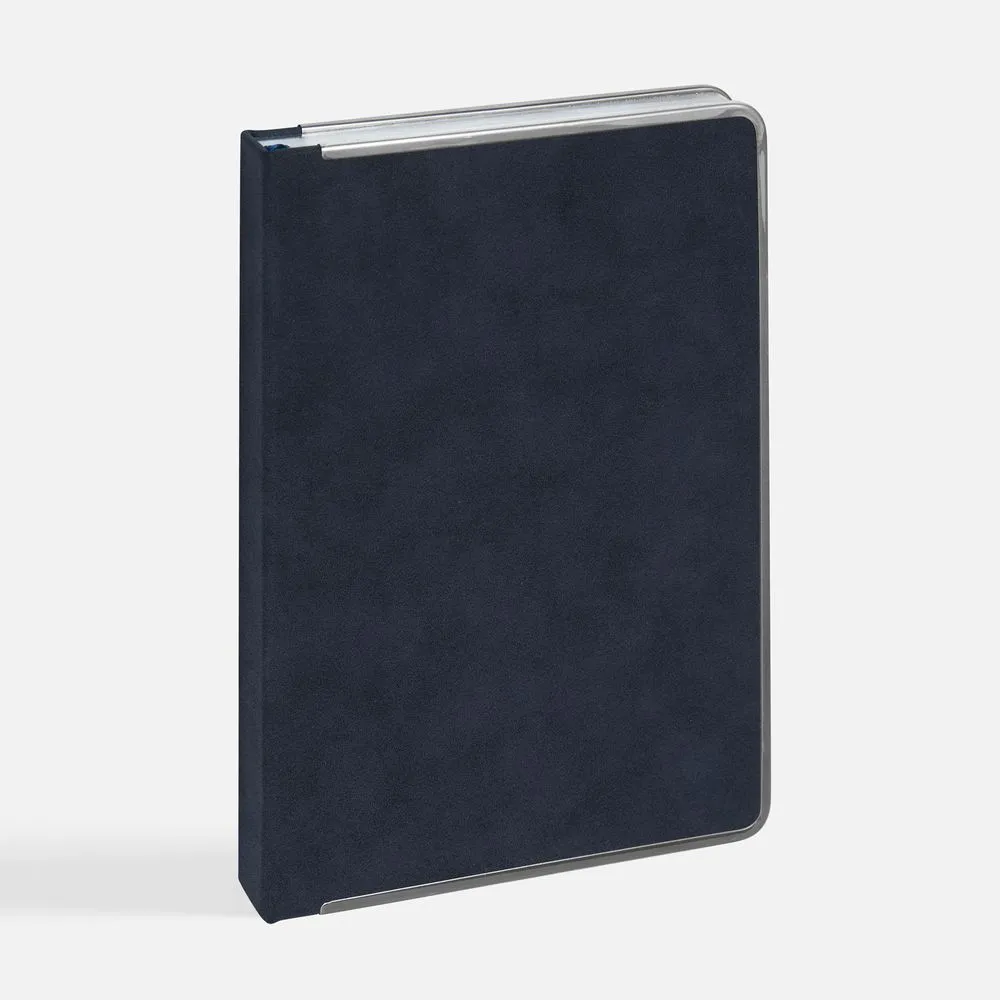 Ежедневник Metal Frame на заказ, датированный, синий заказать онлайн с вашим дизайном на заказ в Москве и области