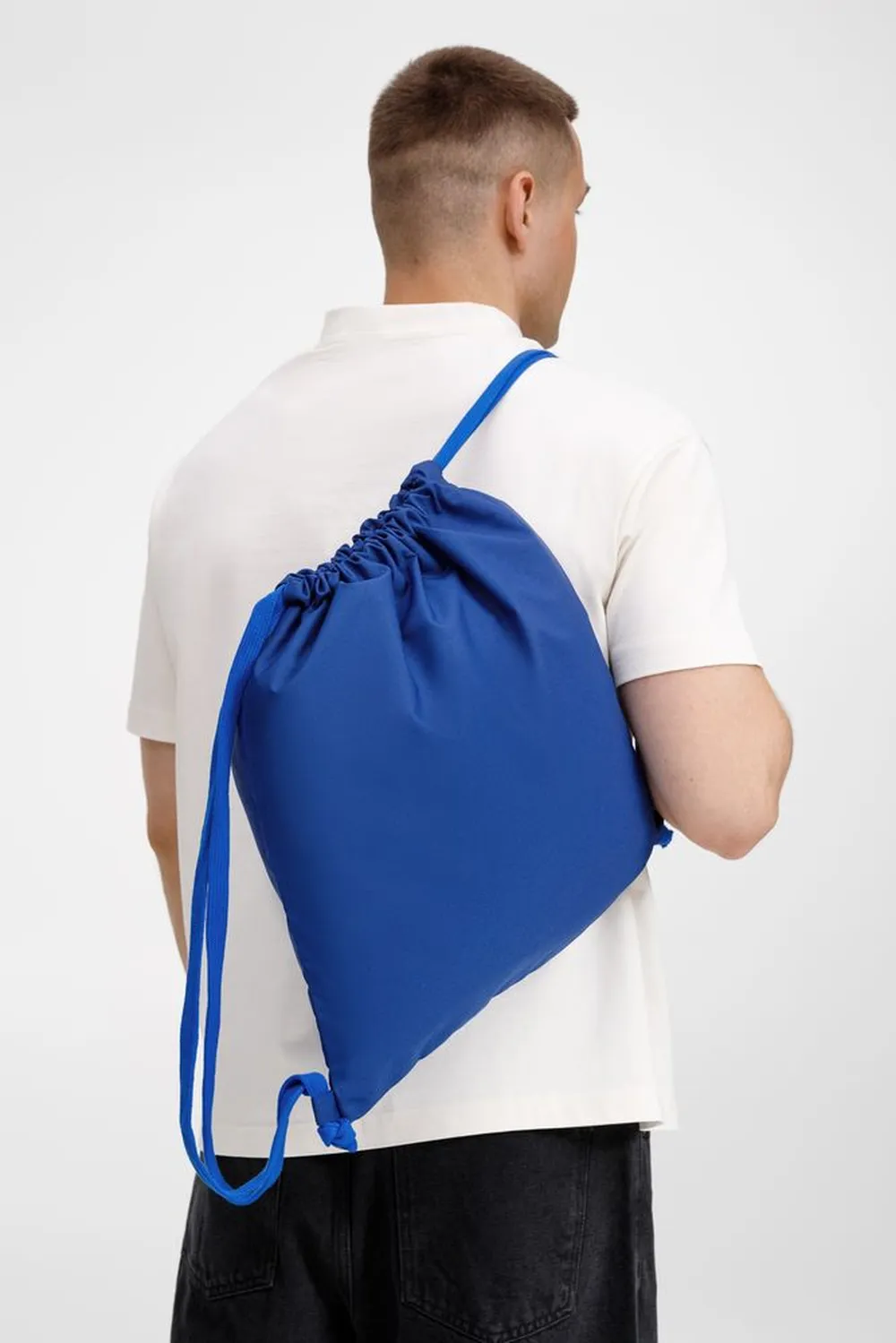 Рюкзак B3, синий с синими лямками заказать онлайн с вашим дизайном на заказ в Москве и области