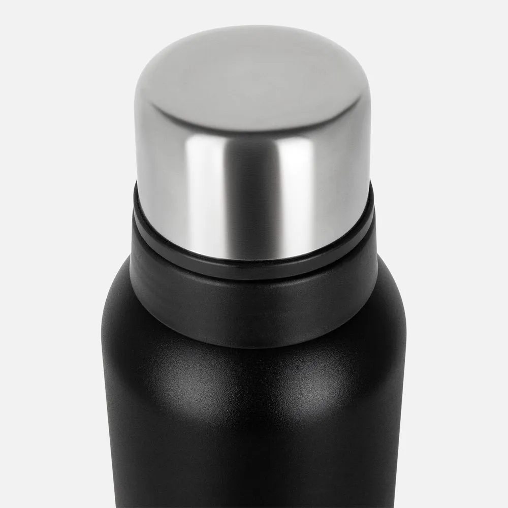 Термос Relaxika 1600 со стикерпаком, черный заказать онлайн с вашим дизайном на заказ в Москве и области