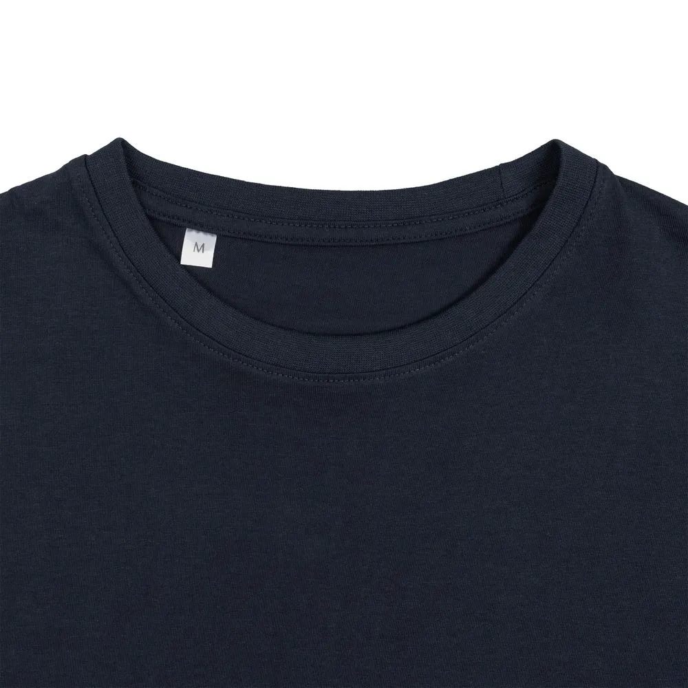 Футболка унисекс T-Bolka 180, темно-синяя (navy), размер S заказать онлайн с вашим дизайном на заказ в Москве и области