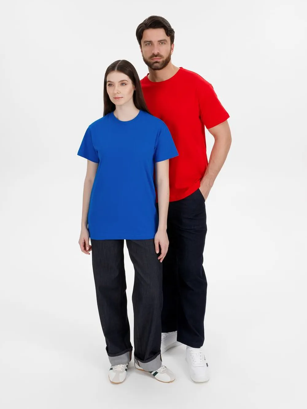 Футболка унисекс T-Bolka 180, темно-синяя (navy), размер S заказать онлайн с вашим дизайном на заказ в Москве и области