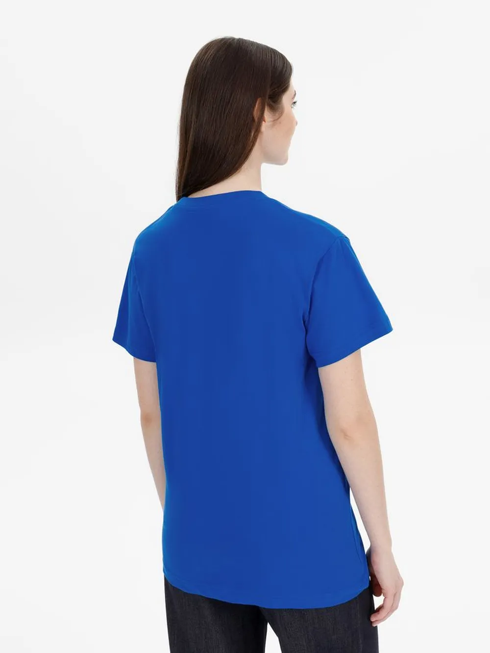 Футболка унисекс T-Bolka 180, синяя заказать онлайн с вашим дизайном на заказ в Москве и области