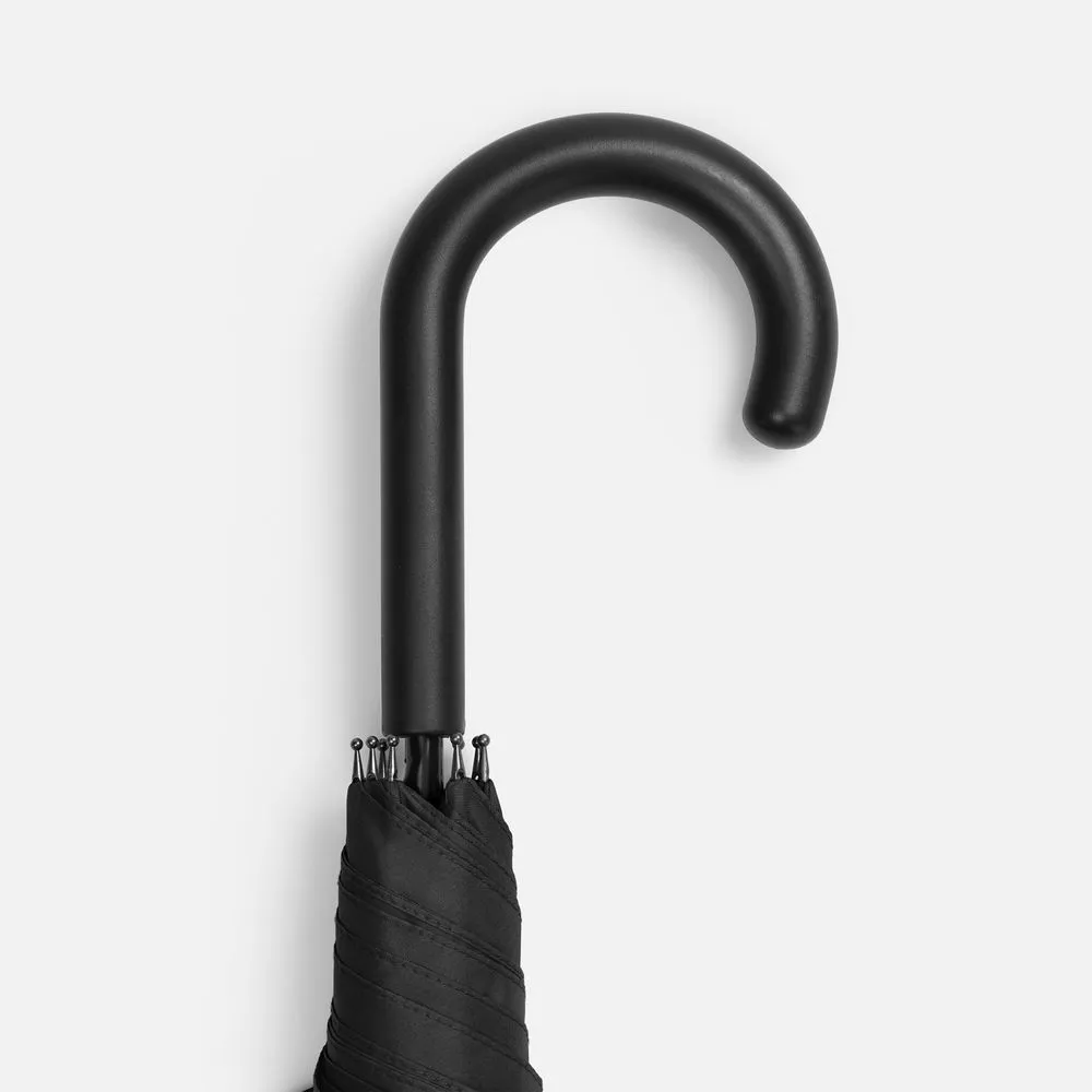 Зонт-трость Rainolla, черный заказать онлайн с вашим дизайном на заказ в Москве и области