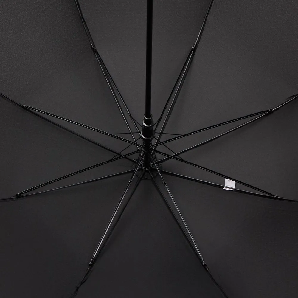 Зонт-трость Rainolla, черный заказать онлайн с вашим дизайном на заказ в Москве и области