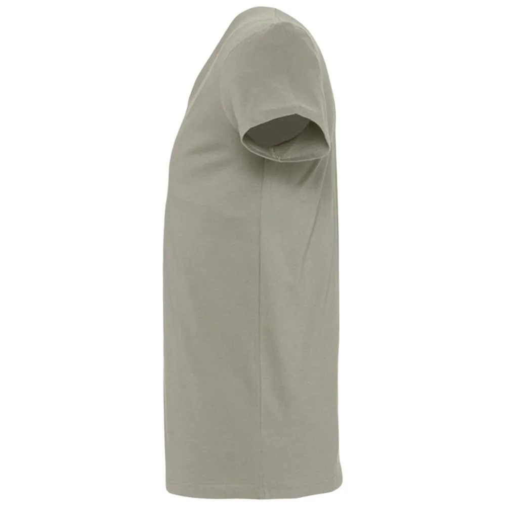 Футболка мужская с глубоким V-обр. вырезом Master 150, хаки, размер S заказать онлайн с вашим дизайном на заказ в Москве и области