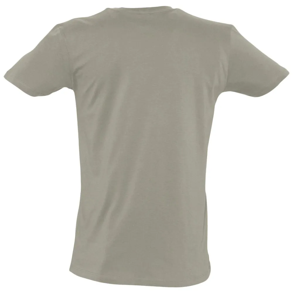 Футболка мужская с глубоким V-обр. вырезом Master 150, хаки, размер S заказать онлайн с вашим дизайном на заказ в Москве и области