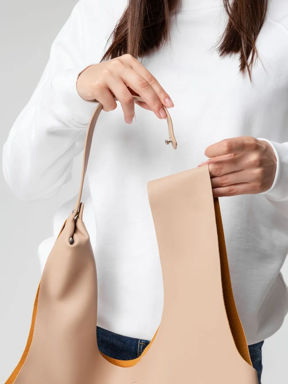 Сумка Agio, бежевая заказать онлайн с вашим дизайном на заказ в Москве и области