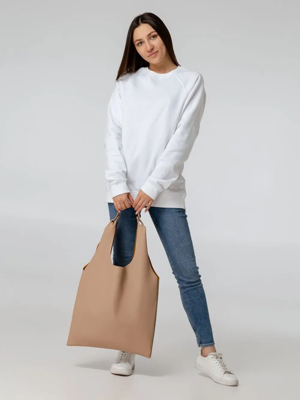 Сумка Agio, бежевая заказать онлайн с вашим дизайном на заказ в Москве и области