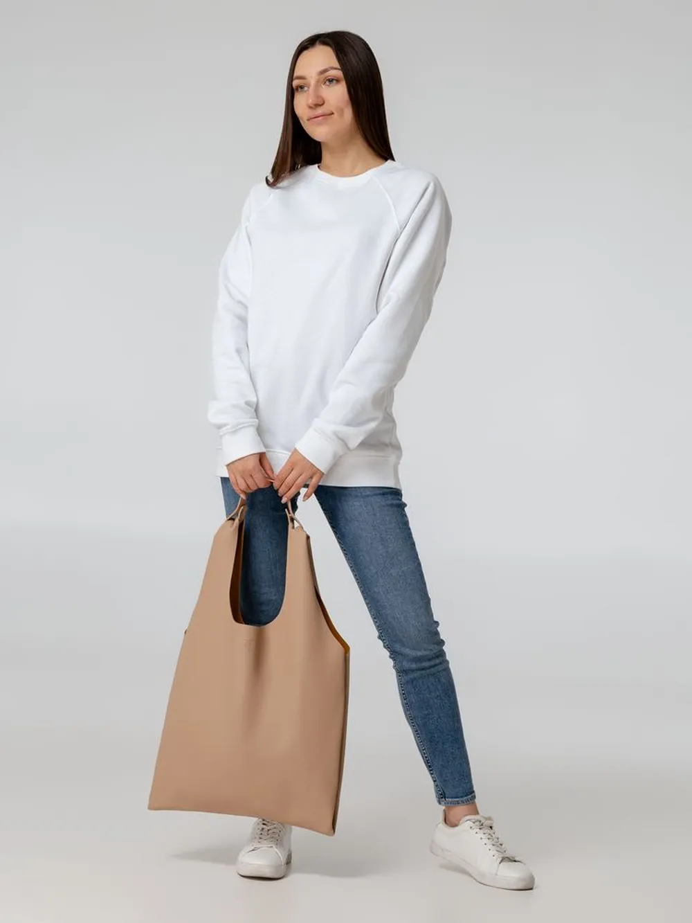 Сумка Agio, бежевая заказать онлайн с вашим дизайном на заказ в Москве и области