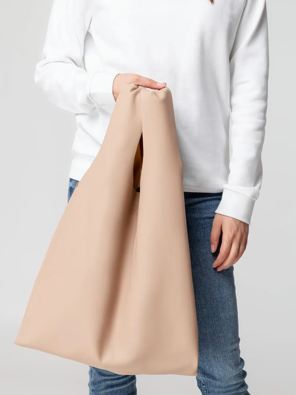 Сумка Agio, бежевая заказать онлайн с вашим дизайном на заказ в Москве и области