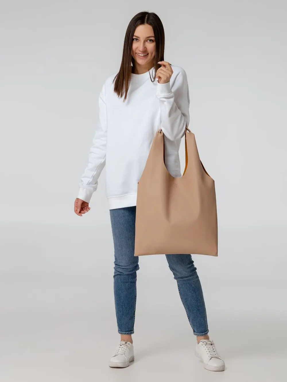 Сумка Agio, бежевая заказать онлайн с вашим дизайном на заказ в Москве и области