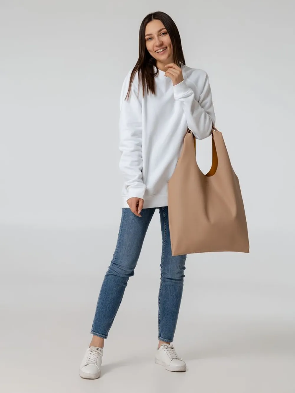 Сумка Agio, бежевая заказать онлайн с вашим дизайном на заказ в Москве и области