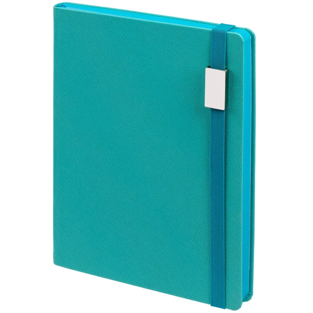 Ежедневник Must Metal, датированный, бирюзовый заказать онлайн с вашим дизайном на заказ в Москве и области