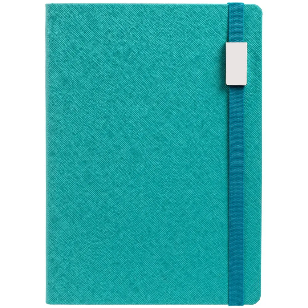 Ежедневник Must Metal, датированный, бирюзовый заказать онлайн с вашим дизайном на заказ в Москве и области