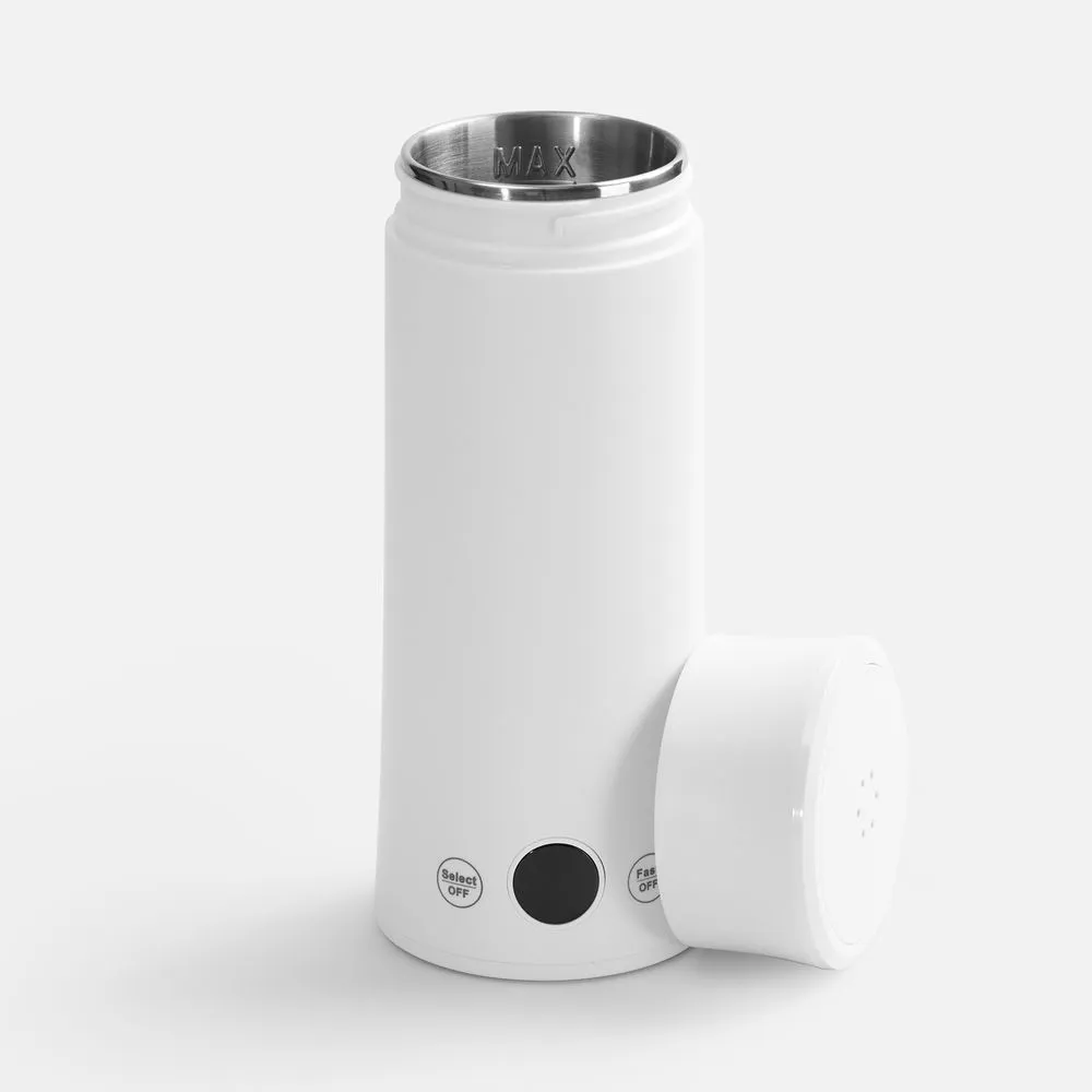 Смарт-бутылка с подогревом жидкости Hotspot, белая заказать онлайн с вашим дизайном на заказ в Москве и области