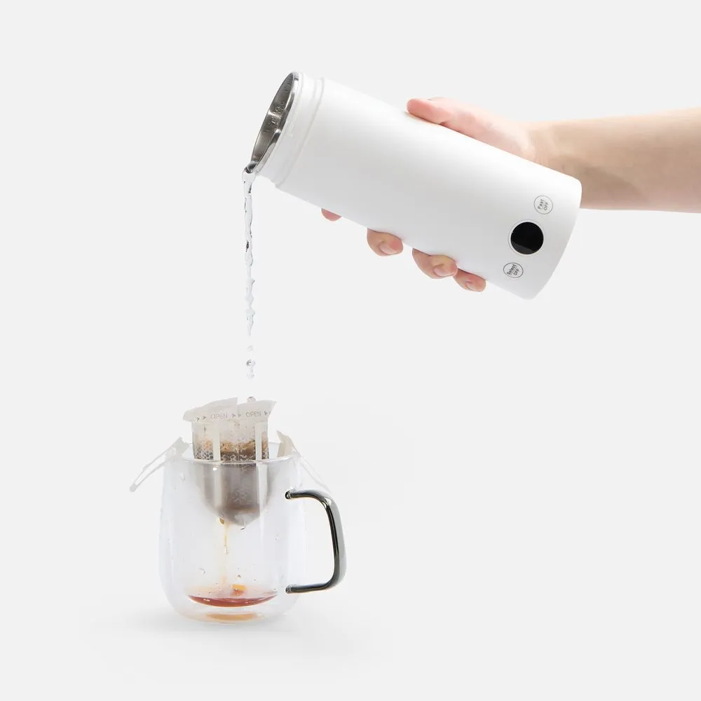 Смарт-бутылка с подогревом жидкости Hotspot, белая заказать онлайн с вашим дизайном на заказ в Москве и области