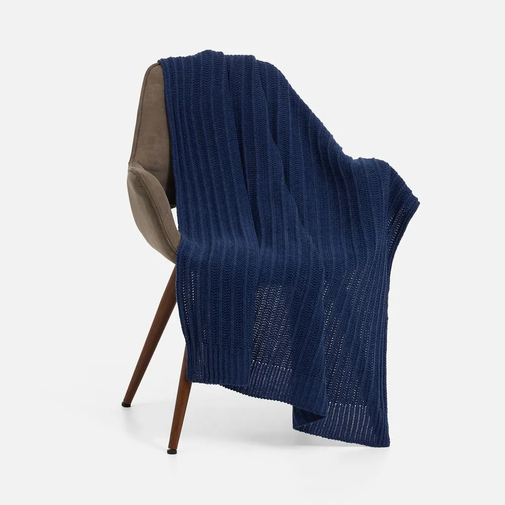 Плед Termoment, синий меланж заказать онлайн с вашим дизайном на заказ в Москве и области