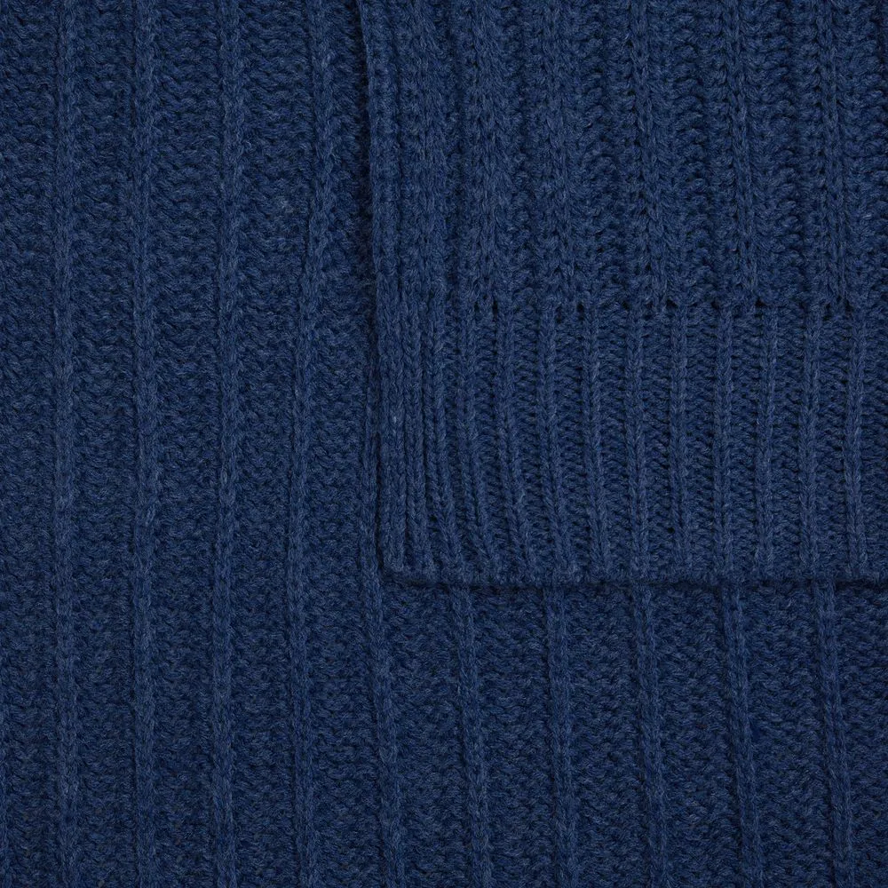 Плед Termoment, синий меланж заказать онлайн с вашим дизайном на заказ в Москве и области