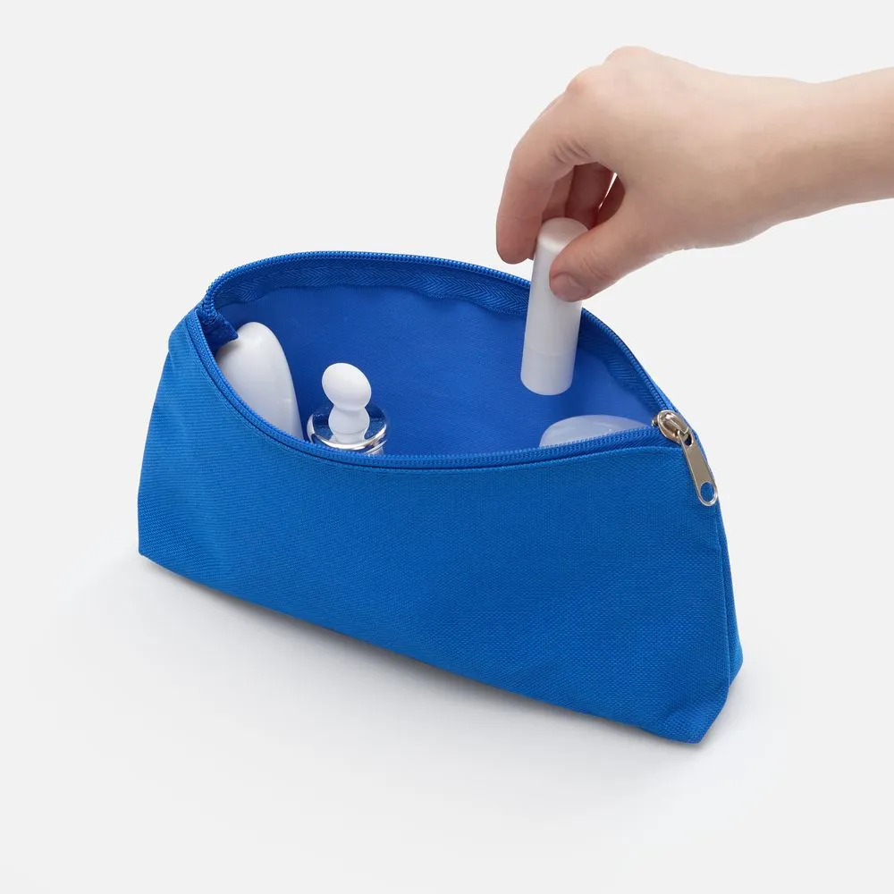 Косметичка Looksi, синяя заказать онлайн с вашим дизайном на заказ в Москве и области